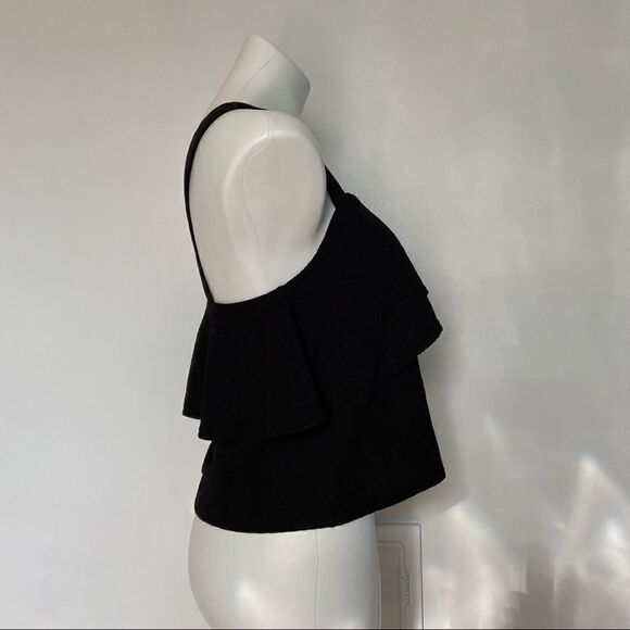 Texture & Thread Tiered Tank Top Black - Picture 5 of 10